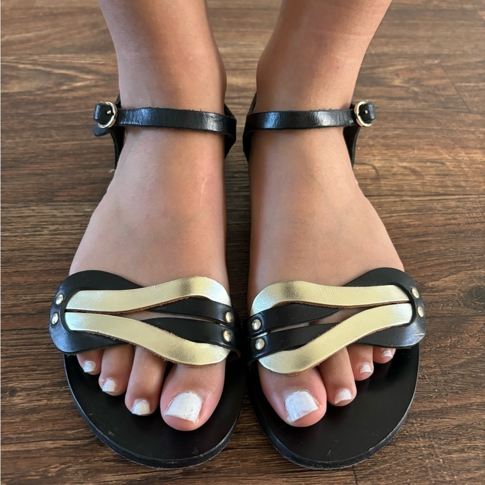 Ancient Greek Sandals Leather Strappy Handmade in Greece